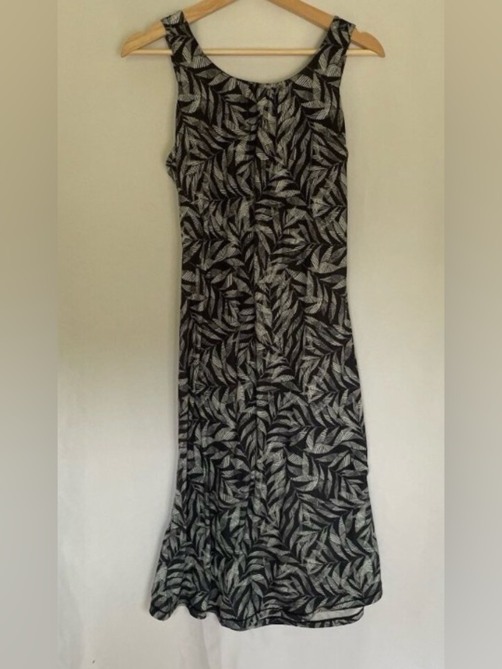 PrAna XL workout sundress with open back and built-in bra